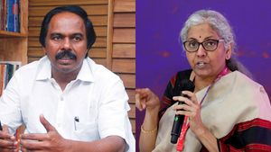 மாண்புமிகு அமைச்சர் நிர்மலா சீதாராமன், மண்டியிட்டு கேட்கிறோம் என நினைக்கிறாரா? மனோ தங்கராஜ் கொதிப்பு 
