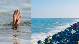 ஆபத்தாக மாறிய ஆனந்தகுளியல்.. புதுச்சேரி கடலில் மாயமான 4 பேர்.. இழுத்து சென்ற ராட்சத அலை - சோகம் 