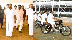 மாநாடு ஏற்பாடுன்னா நேரு மாதிரி வராது.. தினமும் 6 கி.மீ. நடந்து.. புல்லட்டில் போய்.. வெற்றி சீக்ரெட் 