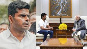 இதனால் தான் மோடி ஓர் உலகத் தலைவர்.. உதயநிதி ஸ்டாலின் போட்டோவை பகிர்ந்து அண்ணாமலை சொன்ன வார்த்தை!