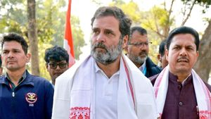 அசாமில் போலீஸ் - காங்கிரஸ் இடையே தள்ளுமுள்ளு.. ராகுல் காந்தி மீது வழக்கு பதிவு.. யாத்திரையில் பரபர