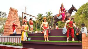 டெல்லியில் குடியரசு தின அணிவகுப்பு.. கம்பீரமாக பங்கேற்க இருக்கும் தமிழ்நாடு அரசின் அலங்கார ஊர்தி 