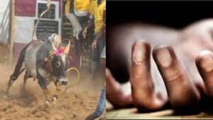  சிராவயல் மஞ்சுவிரட்டில் சோகம்.. 12 வயது சிறுவன் உட்பட 2 பேர் பலி.. வேடிக்கை பார்க்கப்போய் வினை!