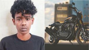 'எந்த கடையிலும்  கிடைக்காத சூப்பர் பைக் சார்'..  கன்னியாகுமரி போலீஸை திகைக்க வைத்த பொல்லாதவன் நிதின் 