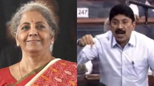 நிதியமைச்சர் நிர்மலா சீதாராமன் வன்மத்துடன் பேசுகிறார்.. நாடாளுமன்றத்தில் தயாநிதி மாறன் ஆவேசம் 