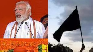 பிரதமரே! பிரதமரே! தேர்தல் வாக்குறுதி என்னாச்சு? திருப்பூரில் கறுப்பு கொடியுடன் விவசாயிகள் போராட்டம்! 