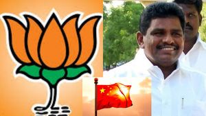 ‛சுத்துப்போட்ட பாஜக’.. அரசு விளம்பரத்தில் சீன கொடி என்பது தெரியாமல் நடந்த தவறு - அமைச்சர் விளக்கம்