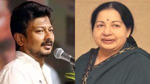 அரசியல் நாகரீகம்! ராமநாதபுரத்தில் முன்னாள் முதல்வர் ஜெயலலிதாவை பாராட்டிய உதயநிதி ஸ்டாலின்! 