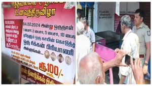 குளித்தலைக்கு பயங்கர குஷி.. பழைய காசுக்கு கோழி பிரியாணி & வித் முட்டை.. கரூர் ரோட்டில் செம டிராபிக்