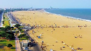 சென்னை மெரினா கடற்கரையில் கண்டெடுக்கப்பட்ட அற்புதம்.. வியந்து போய் பார்த்த போலீஸ்