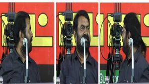  NIA ரெய்டுக்கு பின் திருச்சி கூட்டத்தில் ‘தலைவர்’ படம் மிஸ்ஸிங்.. பேசும் போது திடீரென தேடிய சீமான்! 