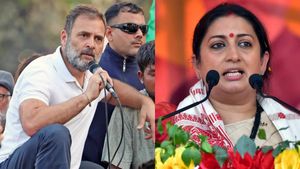 திராணி இருந்தா அமேதியில் மட்டும் போட்டியிட தயாரா? ராகுல் காந்திக்கு ஸ்மிருதி இரானி 'தில்’ சவால்! 