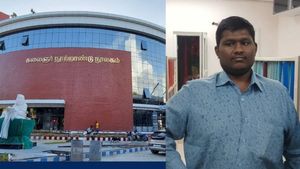 மதுரை கலைஞர் நூலகத்தால் சிறப்பு.. வங்கி தேர்வில்  பார்வை மாற்றுத்திறனாளி சூப்பர் சாதனை 