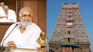 கபாலீஸ்வரர் கோவில் முன் பற்றிய நெருப்பு.. பதறிய மயிலாப்பூர்.. நடவடிக்கை பாயும் என சேகர்பாபு உறுதி 