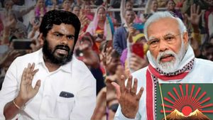 “மோடி மீதான மக்கள் அன்பை தடுக்கவே முடியாது.. திமுகவின் தடைகளை தாண்டி யாத்திரை வெற்றி” - அண்ணாமலை 