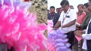 புற்றுநோயை உண்டாக்கும் பஞ்சு மிட்டாய்! மெரினாவில் குவிந்த அதிகாரிகள்!
