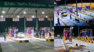  மதுரை நத்தம் நான்கு வழிச்சாலை சுங்கச் சாவடி அடித்து நொறுக்கப்பட்டது..  என்ன நடந்தது? 