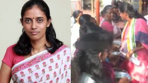 இத்தனை நாளா எங்க போனீங்க? ஓட்டுக்கேட்க போன ஜோதிமணிக்கு கரூரில் எதிர்ப்பு! சமாளித்த திமுக 