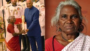மகளிர் தினத்தன்று கண்ணீர் விட்ட மதுரை சின்னப்பிள்ளை.. வீடியோவில் கூறியது என்ன? 