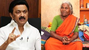 வாஜ்பாயே காலில் விழுந்த மதுரை சின்னப்பிள்ளையின் கண்ணீர் வீடியோ.. வீடு வழங்க முதல்வர் ஸ்டாலின் ஆணை 