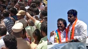 வேனில் மாம்பழத்துக்கு ஓட்டு கேட்ட அண்ணாமலை.. மோதிக்கொண்ட பாஜக - பாமக தொண்டர்கள்.. கடலூரில் பரபரப்பு!