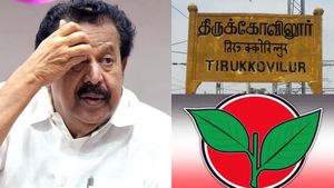 பொன்முடி பதவி காலி.. திருக்கோவிலூர் தொகுதியை காலியானதாக அறிவியுங்கள்.. அதிமுக வலியுறுத்தல் 