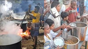 100 அண்டா.. 50 ஆடுகள்.. 100 கிலோ ஆட்டுக்கறி.. விடிய விடிய திண்டுக்கல் விருந்து.. கமகம மட்டன் குழம்பு