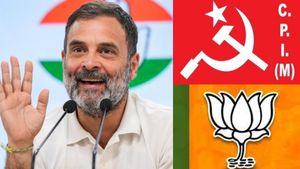 கேரளாவில் வீசும் ராகுல் அலை.. கடும் போட்டி கொடுக்கும் இடதுசாரிகள்.. தொலைதூரத்தில் பாஜக! புது சர்வே 