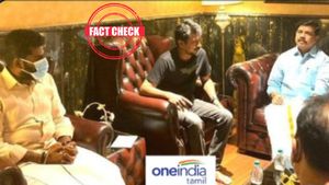 Fact Check: உதயநிதி ஸ்டாலின் - அண்ணாமலை ரகசிய சந்திப்பு என பரவும் போலி தகவல்