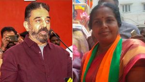 கமல் வராதது எங்களுக்கு ரொம்ப ஏமாற்றம்ங்க.. பாவம் சாயம் வெளுத்துப் போச்சு.. கிண்டல் செய்த வானதி!