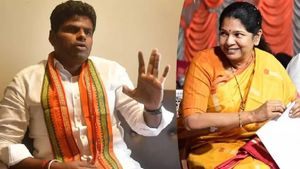  நான் தமிழன் இல்லை! எனக்கும் தமிழ்நாட்டுக்கும் சம்பந்தமே இல்லைனு சொன்ன அண்ணாமலை.. கனிமொழி விமர்சனம்