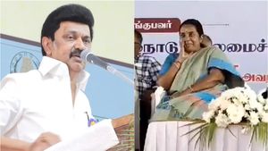 வாட்ஸ்அப் யுனிவர்சிட்டி.. பொள்ளாச்சியில் ஸ்டாலின் சொன்னதுமே.. கோவையில் சிரித்தபடி வானதி ரியாக்சன் 