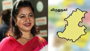  காற்று லேசாக திரும்புதே.. ராதிகாவிற்கு கிடைத்த 