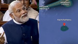 கச்சத்தீவு விவகாரத்தில் திமுக இரட்டை வேடம் அம்பலமாகி உள்ளது.. பிரதமர் மோடி தாக்கு! என்ன காரணம் 