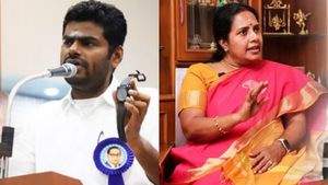 ஆட்களை செட் பண்ணி பணம் சப்ளை..ப்ளான் போட்டதே அவங்க தான்.! அண்ணாமலையா? படக்கென பேசிய வானதி சீனிவாசன்!