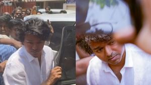 எந்த குறியீடும் இல்லை.. சைக்கிளில் வராமல் காரில் வந்து வாக்களித்த விஜய்! குலுங்கிய நீலாங்கரை