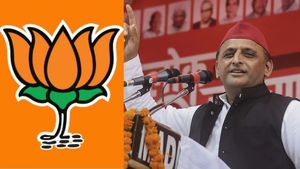 பாஜகவிற்கு இடியாக வந்து இறங்கிய அகிலேஷ் முடிவு! உ.பியில் தாமரை குலுங்க போகுது! போச்சு எல்லாம் போச்சு 