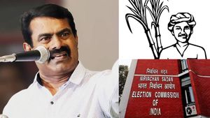  சீமானுக்கு கிடைக்காத கரும்பு விவசாயி சின்னம் சுயேட்சைகளுக்கு வந்தது எப்படி? தேர்தல் ஆணையம் விளக்கம்