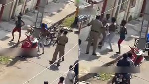 போலீசாரை கற்களை வீசி கொடூரமாக தாக்கிய கஞ்சா வியாபாரி! சென்னை கண்ணகி நகரில் பயங்கரம் 