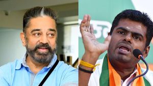  மூளை சரியா வேலை செய்யுதா? மனநல மருத்துவமனையில போய் பாருங்க! கமல்ஹாசன் மீது அண்ணாமலை காட்டம் 