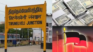 நெல்லை ரயிலில் கையும் களவுமாக சிக்கிய ரூ.4 கோடி.. விடாத திமுக! தேர்தல் ஆணையத்திற்கு பறந்த புகார்