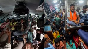 சீட் நஹி பைய்யா.. லோடு லாரி போல் ஆகும் ஏசி ரிசர்வ் கோச்சுகள்..! விழிபிதுங்கி நிற்கும் ரயில் பயணிகள்!