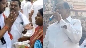இரவில் ப சிதம்பரத்தை பேசவிடாமல் தடுத்த பெண், மறுநாள் காலை அதிமுக வேட்பாளருக்கு தந்த இன்ப அதிர்ச்சி 
