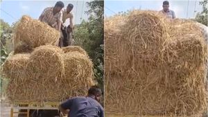 புதுச்சேரி டூ விழுப்புரம்.. வைக்கோல் மூட்டையை திறந்து பார்த்தால்.. வாயை பிளந்த போலீஸ்.. பாருங்க 