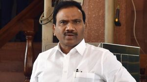 வீட்டில் பூஜை அறை இருக்கு..  என் மனைவியே தீவிர ராம பக்தை தான்.. ஆ ராசா விளக்கம்