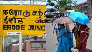 ‛‛அதிக வெயில்’’.. இந்தியாவிலேயே 3ம் இடம்பிடித்த ஈரோடு.. இயல்பை விட 5% அதிகரிப்பு! அலறும் மக்கள் 
