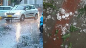 ஒருபக்கம் ஆலங்கட்டி.. இன்னொரு பக்கம் சூறைக்காற்று.. வேலூரை புரட்டியெடுத்த கோடை மழை.. மக்கள் ஹேப்பி 