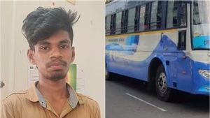காதலி சென்ற அரசு பஸ்.. நிறுத்துவதற்காக செய்த செயல்.. கம்பி எண்ணும் விசிக பிரமுகர் மகன் 
