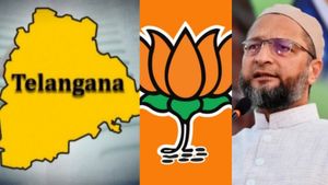 ஆரம்பிச்சிட்டாங்க.. தெலுங்கானாவில் பாஜக-ஓவைசி இடையே வார்த்தை யுத்தம்.. வழக்குப் பதிவு 