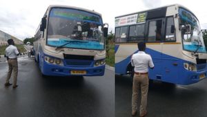 ட்ரான்ஸ்போர்ட் Vs ட்ராஃபிக்.. யாரு தான் பெருசு! 250 அரசு பேருந்துகளுக்கு ஃபைன்! பணியால் ’பனி’ போர்.!